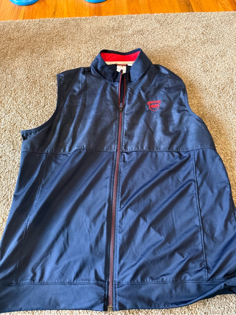 Great Oaks Embroidered Crest Jacket - Black with Red Logo